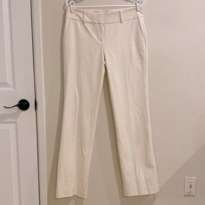 Ann Taylor Winter White Wool Pants — Size 4 (NWOT)
